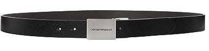 Emporio Armani herren G�rtel black - dark tan