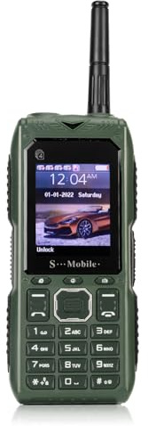 4G-Handy mit Großen Tasten, Laute Stimme, HD-Bildschirm, mit Großer Kapazität, Multifunktional, Abnehmbare Antenne, Powerbank-Funktion, SOS-Funktion (Green)