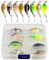 8 Stück Mini-Wobbler Set Kunstköder Forelle Barsch Angeln Topwater Angelköder Köder Forellenwobbler Spinner Angelköder Angelköder Set Mit Aufbewahrungsbox Für Salzwasser Süßwasser Forelle Barsch