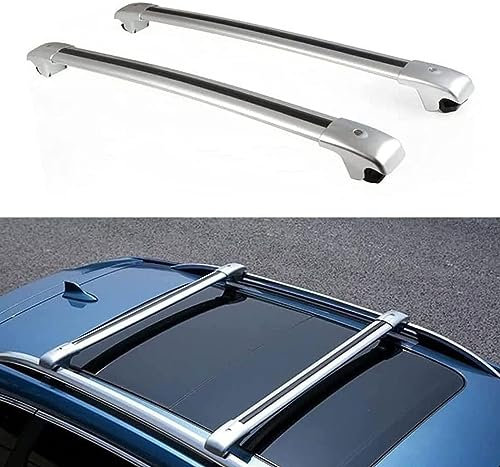 Dachträger Für La-nd Ro-ver LR2 Freelander 2 2006-2016, Auto Dachreling Rack Gepäck Träger Bars Querträger Dachfahrradträger Autoteile