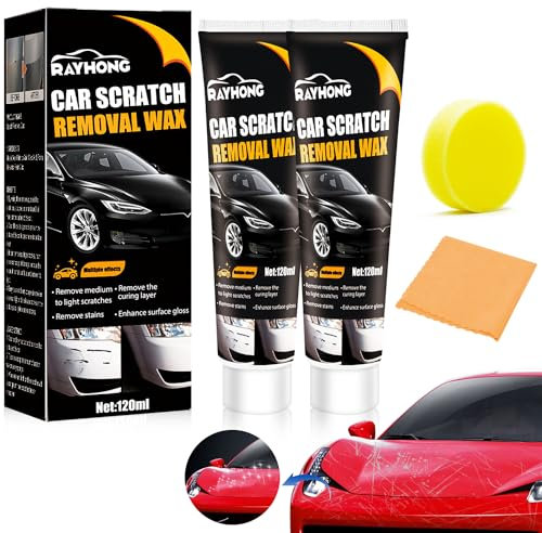 240ML Auto Kratzer Entferner, Autokratzer-Reparaturpaste, Car Scratch Repair Paste, Politur Autolack Kratzer Entfernen Polierpaste, Polieren Lackkratzer Entferner Auto Schwarz, Car Scratch Remover