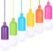 SQUADO 6 Pezzi Lampade LED Campeggio, Portatile Lampade Tenda, Lampadina Decorativa, Luce Emergenza per Campeggio, Tenda, Festa, da Esterno o da Interno