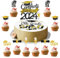 DOWNDRIFT 13 Stück Abschluss Tortendeko Graduation Cupcake Deko Graduation Hut Kuchen Bachelor Graduation Cupcake Toppers Abschlussfeiern Kuchen Deko für Graduation Abschlussparty Abschlussproms