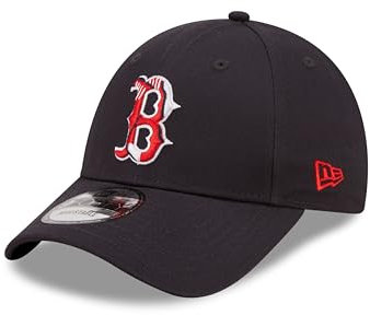 New Era Boston Red Sox Cap MLB Baseball Kappe verstellbar Teamlogo 9Forty blau - One-Size