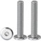 Drenky Vite Testa Piatta M6, 20 Pezzi Viti M6 Testa Piatta Viti a Testa Semicircolare Acciaio Inox A2 V2A M6 X 40 mm Viti Di Connessione Per Mobili, Viti a Macchina Filettatura Completa