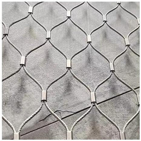 Wzmazingly Maschendrahtzaun Höhe 0,7m/0,9m/1,1m Edelstahl Gartenzaun Tierschutzzaun Schlagfest Für Garten Bauernhof Weide(1.1x8m)