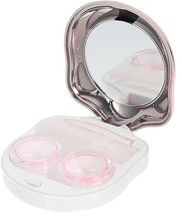Beavorty 2 Sets Cat Claw Color Lenses Lense Solution Bottle Inserter Stick Mirror Eye Case Container Suction Cup Household - Case Abs