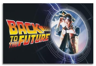 GIOEPWSWUI Filmposter Zurück in die Zukunft, dekoratives Gemälde, Leinwand, Wandposter und Kunstdruck, moderne Familienschlafzimmer-Dekoration, Poster, 30 x 45 cm