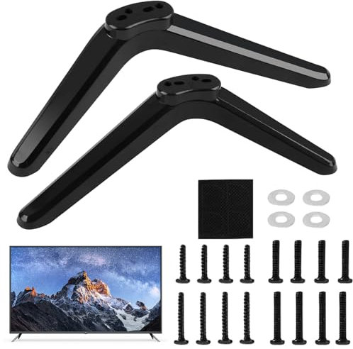 YISKY Patas para Soporte TV, 2 Piezas Soporte de TV Pies de Pedestal, Apto para la Mayoría de Televisores