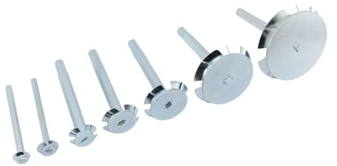 Set Salvapresa per Raccordi Idraulici in PVC - Strumento Alesatore per Tubi in PVC Versatile, Efficiente in Termini di Tempo, Facile da Usare e in Acciaio Ad Alta velocità (7PCS)