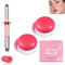 Korean Pudding Pot Blush,Korean Pudding Pot Lip,Korean Pudding Pot Makeup,Blurring Pudding Pot Lip,Blurry Pudding Pot for Lip&Cheek,Blurring Makeup Blush,Long-Lasting Buildable (2*#05)