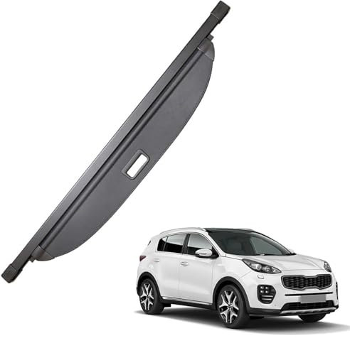 CYYUT Auto Versenkbare Kofferraumabdeckung für kia Sportage 2017-2021 Kofferraum Schutz Frachtabdeckungen Abdeckung Aufbewahrung ZubehöR