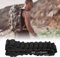 Patronengürtel, Verstellbarer Klopfer Gürtel, 130 cm Lange Shot Gürtel, Nylon Schnaps Shell Gürtel, Shotgürtel für Die Jagd (Schwarz)