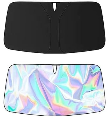 SUGNAYS Parasol Coche Delantero, para Volvo XC60 2009-2024 Cubierta de Parabrisas Plegable Parasol para Automóvil Aislamiento Térmico y Protección UV,145 * 80cm