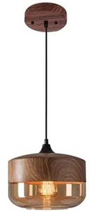 Serra di sala da pranzo in vetro in vetro in vetro in vetro di arte della luce industriale vintage con base a sospensione a sospensione con base a sospensione E26/E27 per soggiorno bagno per bagno