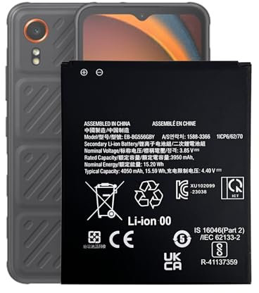 MUKUZI Battery Compatible with Galaxy Xcover 7 SM-G556 Mobile Phones Smartphone (Replacement for EB-BG556GBY)