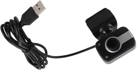 Xiuganpo 0,3 MP USB-Kamera, 360-Grad-High-Definition-Webkamera, Online-Chat-LCD-Bildschirm für Videokonferenz-Laptop