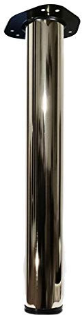 4X 710mm Metal Chrome Breakfast Bar Worktop Support Adjustable Table Leg Ø60mm