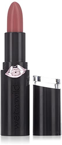 Wet n Wild, Megalast Lipstick, langanhaltender feuchtigkeitsspendender matter Lippenstift, extra feine Formel mit Mikrokügelchen, natürliche Extrakte, Coenzym Q10, Vitamin A & E, Into the Flesh