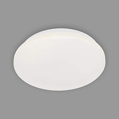 Briloner Leuchten - LED Deckenleuchte, Badleuchte, Badlampe, IP44, 12 Watt, 1.200 Lumen, 4.000 Kelvin, Weiß, Ø 28,8cm 3404-116