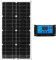 Panneau Solaire Avec Contrôleur PWM 12V/24V, Panneau Solaire en Silicium Monocristallin étanche IP65 Double USB 20w, Courant 10A/20A/30A en Option(30A)