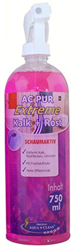AQUA CLEAN Bad & Sanitärreiniger PUR Extreme gegen Kalk, Rost & Urinstein 750ml