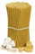 №80-200 Stk. Athos Bienenwachskerzen-Kollektion: Traditionelle Stab- und Haushaltskerzen, dünne Stabkerzen, Ritualkerzen für stimmungsvolle Rituale L-18,5 cm Ø-6,1 mm, 60 Min Brenndauer