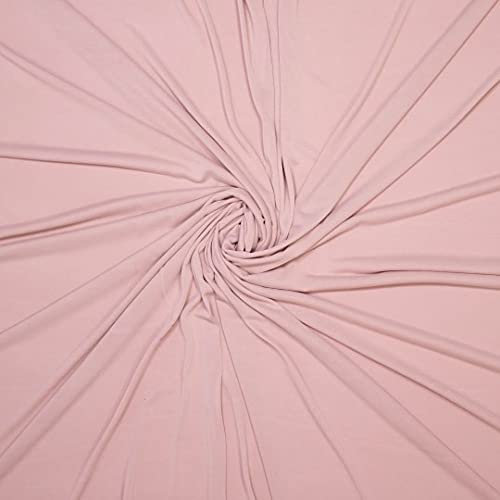 Tencel-Lyocell Stoff-Nachhaltige Ökostoffe-50 cm Schritte-Meterware (Rosa-628)