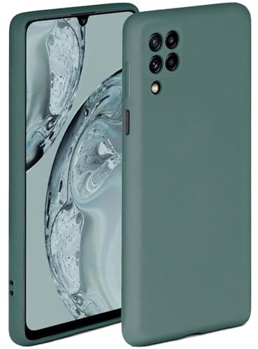 ONEFLOW Soft Case für Samsung Galaxy M32 Hülle aus Silikon mit Kameraschutz, Silikonhülle mit erhöhtem Schutz fürs Display, Backcover Schutzhülle, weiche Handyhülle, Petrol