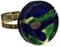 Anillo de cristal de Murano antiguo Murrina Veneciana, Vidrio, Multicolor