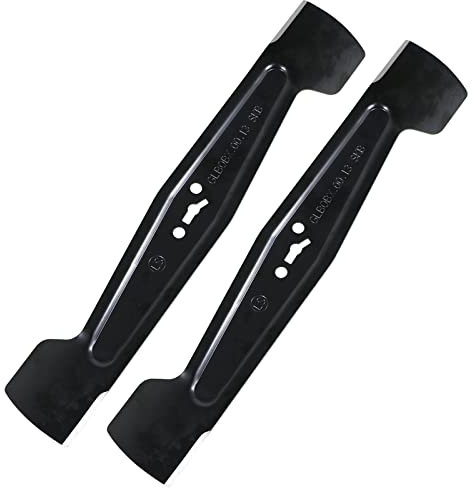Spares2go Blade compatible with Spear & Jackson S4037CR 40v Cordless Lawnmower (37cm, Pack of 2)