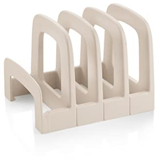 Tescoma 899530 Porte-assiettes pour ranger jusqu'à 16 assiettes de table, antidérapant, ligne FlexiSPACE, plastique