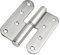 TSSS 6 Pieces 105 x 88 mm H-Shaped Lift Off Door Flag Hinges, Stainless Steel Detachable Hinge, Load 40KG/Pair