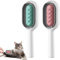 Nuqin Pet Hair Removal Comb with Water Tank,2Pcs Cat Brush with Water Tank,Dog Brush with Water Tank for Removal of Dead Hair Falling Hair Promotes Blood Circulation to The Epidermis