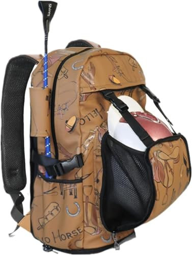 Sport Tent Stiefeltasche Reittasche für Helm und Stiefel Kombitasche Reitrucksack Wasserdicht Reitstiefel Tasche Beutel für Reiter Boots Bag Braun Braun1