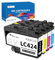OINKWERE LC-424 LC424 Patronen Kompatibel für Brother LC424 Druckerpatronen Multipack LC-424VAL für Brother DCP-J1200W DCP-J1200WE Drucker (4er-Pack, LC424BK LC424C LC424M LC424Y)