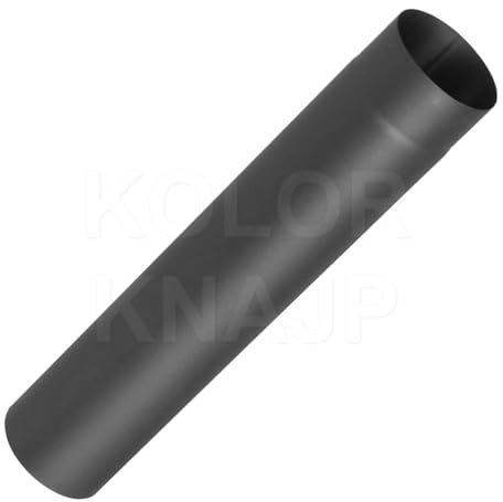 Kolor Rauchrohr Ofenknie Ofenrohr Bogen Rosette Abgasrohre Kaminofenrohr mit Farbe beschichtet 100-150 mm Bogen 45 Bogen 90 Rosette Rohr 250 Rohr 500 Rohr 1000 mm (Rohr 1000 mm, Ø 130 mm)
