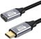 USB C Extension Cable 2M 100W 10Gbps 4K@60Hz USB 3.2 Type C Male to Female PD Fast Charging Audio Data Transfer Extender Cord Compatible with USB C Hub MacBook iPad Pro Dell XPS Magsafe Charger