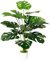 Zelihrdu Fausses Plantes Artificielles Interieur, Plante Artificielle Exterieur, Grande Faux Tropicales Arbre en Pot pour Maison Jardin Salon Chambre Bureau Décoration (75cm Vert Monstera)