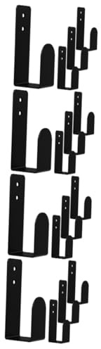 NUOBESTY 4sets Acrylic Keyboard Wall Mount Holder Wall Shelf for Keyboard Storage Organizer for Home Office Gaming Setup