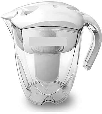 Filtration eau Robinet, Ioniseur de filtre de pichet d'eau alcaline minérale de 3,5 L - Filtres longue durée de 400 L - Système de filtration purificateur - Alcalinisateur de pH(Pitcher and Filter)