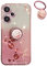 YUECXIN Funda Glitter para Xiaomi Poco F6 5G, Cute Brillante para Niñas Mujerese Carcasa Bling, Ultradelgado Suave Prémium Antigolpes TPU Bumper Silicona Cubierta, Rosa