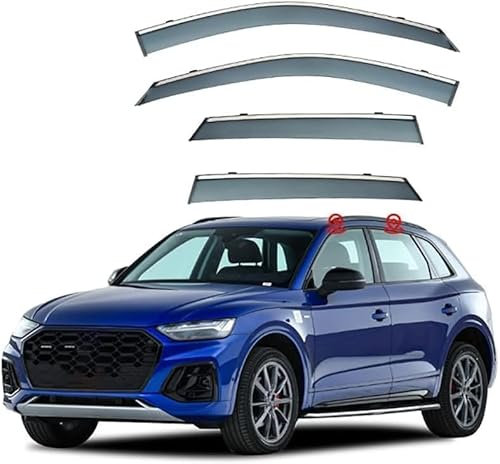 Windabweiser für Audi Q5 80A 2018-2022, Ästhetisches Design Verringerung Von Lärm Und Luftturbulenzen Leichte Installation