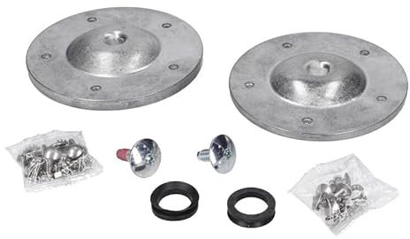 LUTH Premium Profi Parts Juego de buje de rodamiento con accesorios compatibles con Bauknecht 480110100802 para lavadora de carga superior