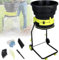 Electric Leaf Mulcher Garden Shredder, 2500w Compost Shredder Leaf Crusher with Wheels,Leaf Rake, Storage Bag, 8000rpm Chippers, 54cm Funnel Diameter for Yard Cleanup,Powercord×20m