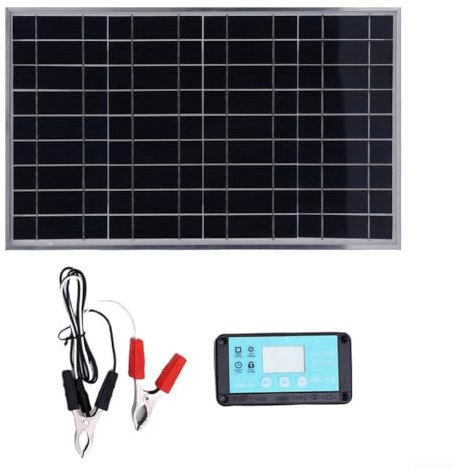 ZAMETTER Kit de panneaux solaires 12 V 24 V 200 W - panneau solaire pliable IP67 - étanche - cadre en aluminium professionnel