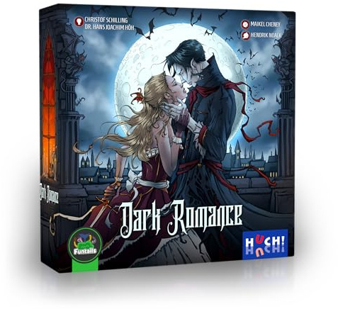 FUNTAILS, Dark Romance, Strategiespiel für 2 Personen, emotionale Deduktion in Einer viktorianischen Welt, spannende Intrigen und Geheimnisse, Für 2 Spieler ab 16 Jahren