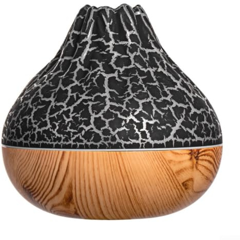 Luftbefeuchter mit kühlem Nebel, leise, 23 dB, Füllung für Schlafzimmer, Baby, Kinderzimmer, 2,5 l Tank, 25 Stunden Laufzeit, Kunststoff, 10 x 10 x 11 cm (schwarz)