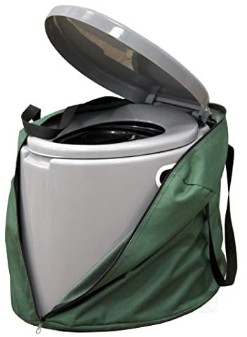 Basicwise Portable Trousse de Toilette pour Le Camping et la randonnée (WC avec Coque)