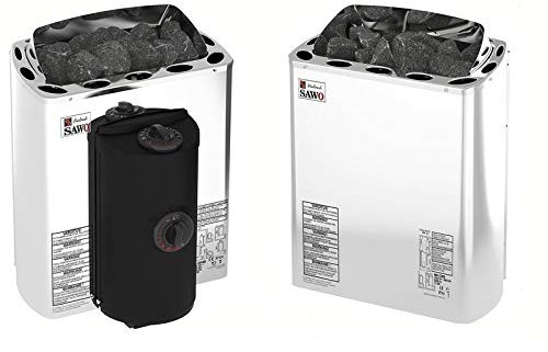 Sawo Poêle à Sauna MINI X ACIER 2.3 kW | 3.0 kW | 3.6 kW (Tableau de commande:Séparément (Unité nécessite un contrôle distinct), 2.3 kW)